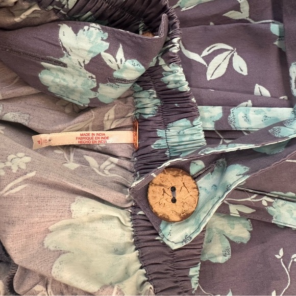 Free People Meet Me In Maui Printed Mini Dress SP - Picture 10 of 10